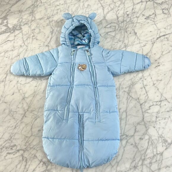 Infant Lil' Snuggler Down Snow Suit 0-3 Months - Picture 1 of 7